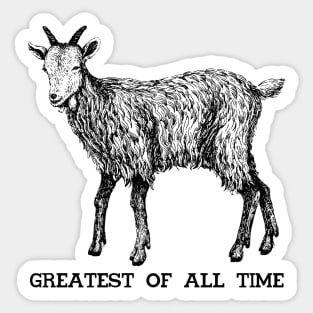 The Greatest Goat Sticker